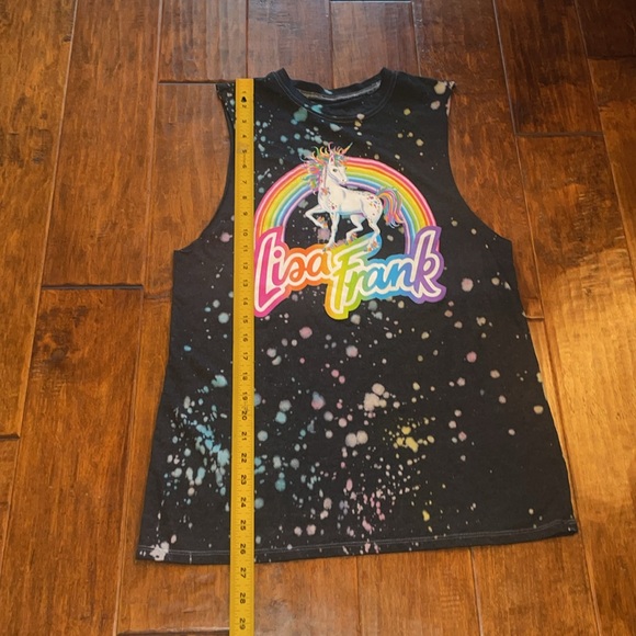 Lisa Frank unicorn sleeveless tank top tshirt size medium - Picture 4 of 8